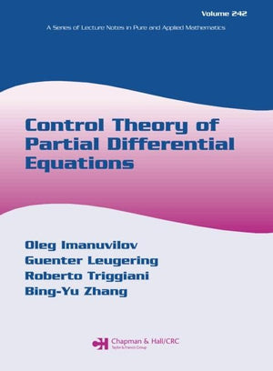 Control Theory Of Partial Differential Equations (Lecture Notes In Pure And Applied Mathematics),Used