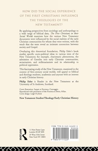 The First Christians in Their Social Worlds: Socialscientific approaches to New Testament Interpretation,Used