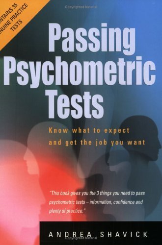 Passing Psychometric Tests (How to),Used