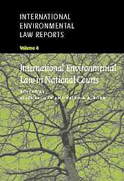 International Environmental Law Reports (International Environmental Law Reports, Series Number 4) (Volume 4),Used