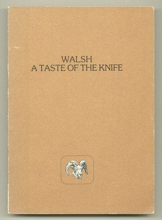 A Taste Of The Knife: Poems (Modern And Contemporary Poetry Of The West),Used