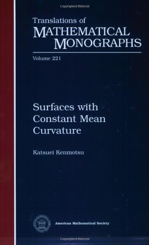 Surfaces With Constant Mean Curvature (Translations Of Mathematical Monographs),Used