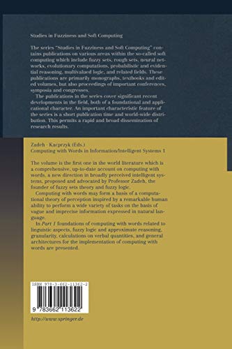 Computing with Words in Information/Intelligent Systems 1: Foundations (Studies in Fuzziness and Soft Computing, 33),Used