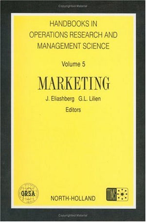 Marketing (Volume 5) (Handbooks in Operations Research and Management Science, Volume 5),Used