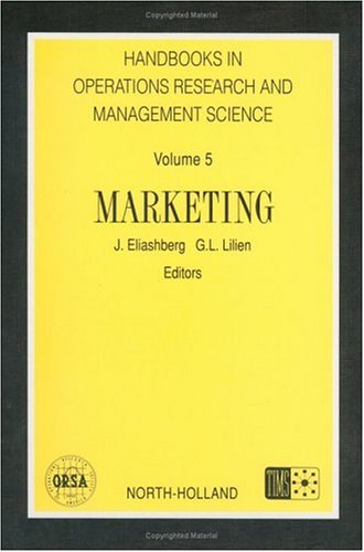 Marketing (Volume 5) (Handbooks in Operations Research and Management Science, Volume 5),Used