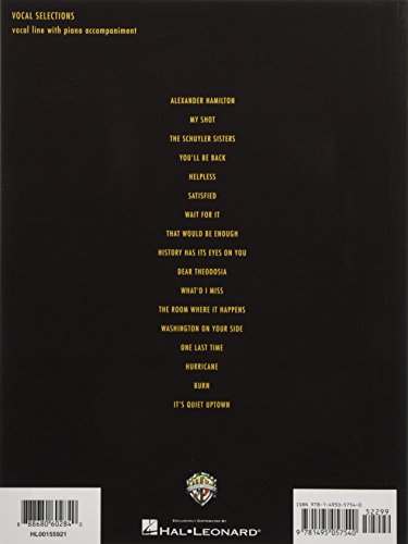Hamilton  Vocal Selections,Used