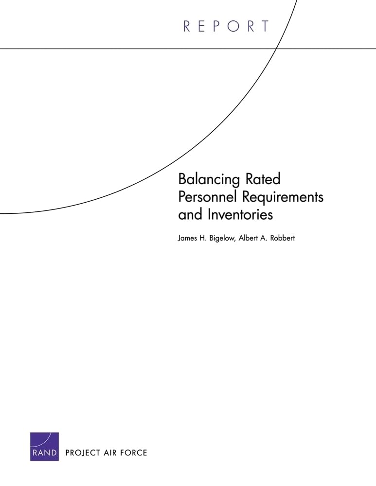 Balancing Rated Personnel Requirements and Inventories,Used