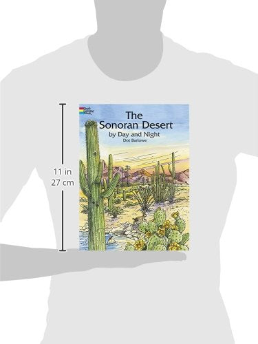 The Sonoran Desert by Day and Night Coloring Book (Dover Nature Coloring Book),New