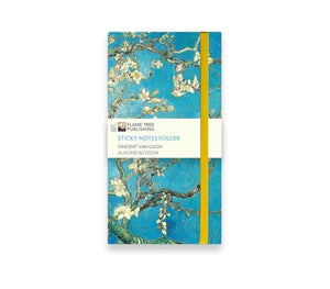 Vincent Van Gogh: Almond Blossom Flame Tree Sticky Notes Folder