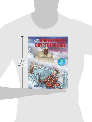 The Unbelievable Cryptozoology Coloring Book (Dover Fantasy Coloring Books),Used