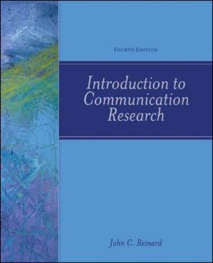 Introduction to Communication Research, 4th Edition,Used