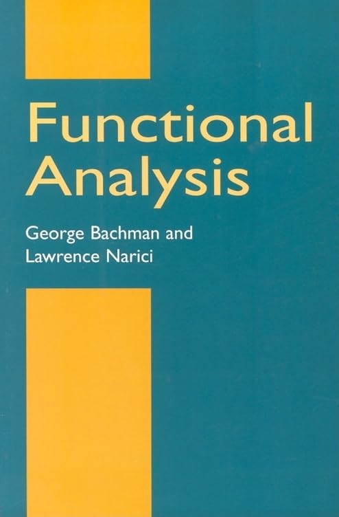 Functional Analysis (Dover Books On Mathematics)