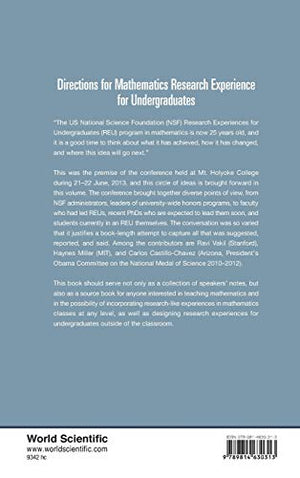 DIRECTIONS FOR MATHEMATICS RESEARCH EXPERIENCE FOR UNDERGRADUATES,Used