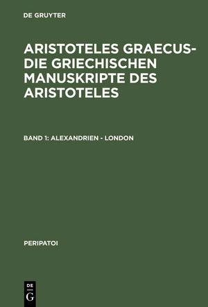Alexandrien  London (Peripatoi, 8) (Ancient Greek Edition),Used