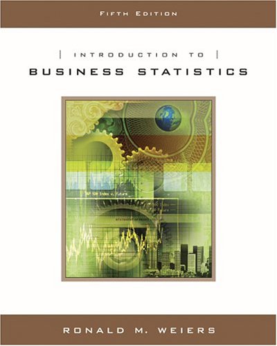 Introduction to Business Statistics (with CDROM) (Available Titles CengageNOW),Used