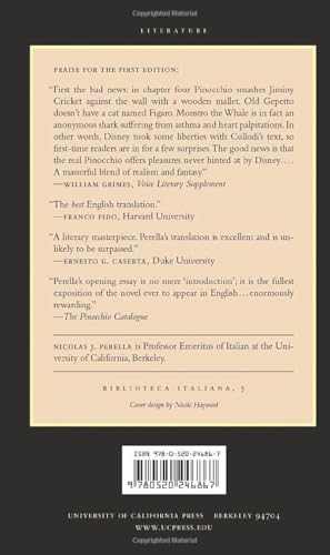 The Adventures Of Pinocchio (Le Adventure Di Pinocchio): The Complete Text In A Bilingual Edition With The Original Illustration,New
