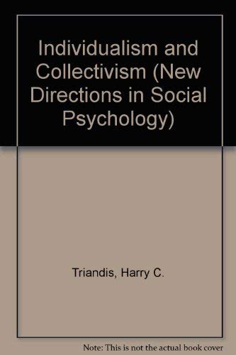 Individualism And Collectivism (New Directions in Social Psychology),Used