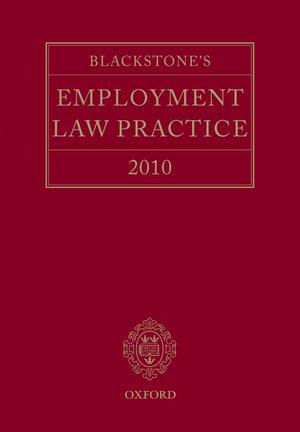 Blackstone's Employment Law Practice 2010,Used