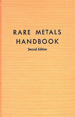 Rare Metals Handbook,Used