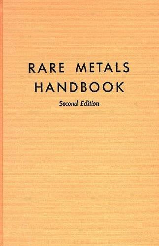 Rare Metals Handbook,Used