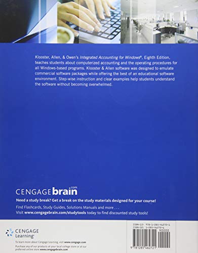 Integrated Accounting (with General Ledger CDROM),Used