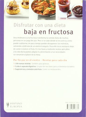 Recetas sabrosas bajas en fructosa (Cocina & salud / Health and Cooking) (Spanish Edition),Used