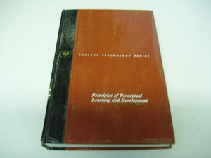 Principles Of Perceptual Learning And Development-used