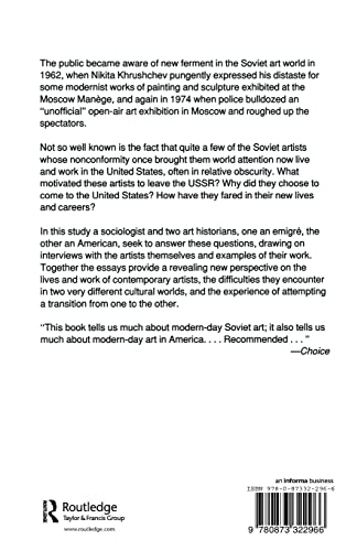 Soviet Emigre Artists: Life and Work in the USSR and the United States,Used