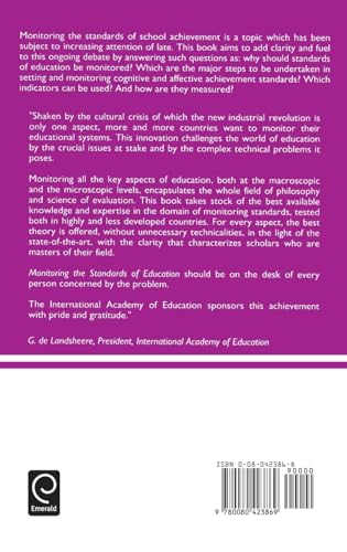 Monitoring the Standards of Education: Papers in Honor of John P. Keeves (0),Used