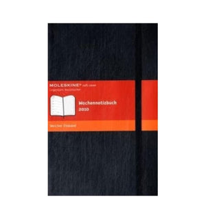 Moleskine Weekly Notebook 2010 12 Month Large Soft Black