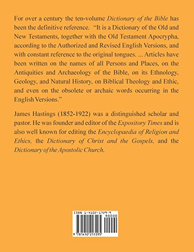 A Dictionary of the Bible: Volume IV: (Part II: Shimrath  Zuzim),Used