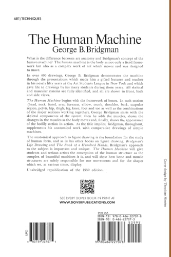 The Human Machine (Dover Anatomy for Artists),Used