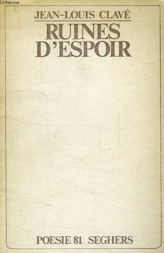 Ruines d'espoir (French Edition),Used