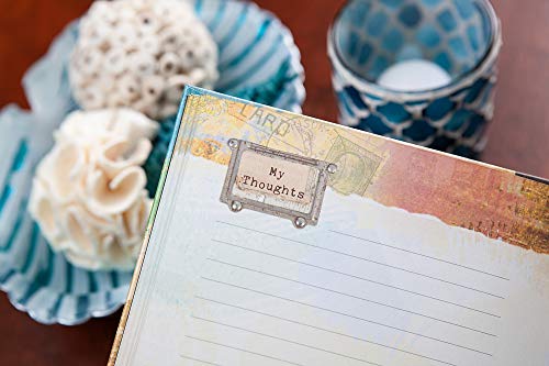 Travel Journal (Hardcover)  160 Blank Lined Pages, 6 x 0.4 x 8  Perfect Gift for Birthdays, Holidays, an Upcoming Trip, and Mo,Used