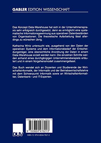 Der DataWarehouseRahmenplan: Entwicklung eines konzeptionellen Schemas (German Edition),Used