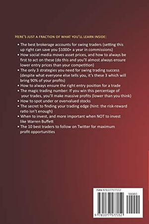 Swing Trading for Beginners: 7 Golden Rules for Making a FullTime Income Online with Routines, Proven Strategies and Risk Manag,Used