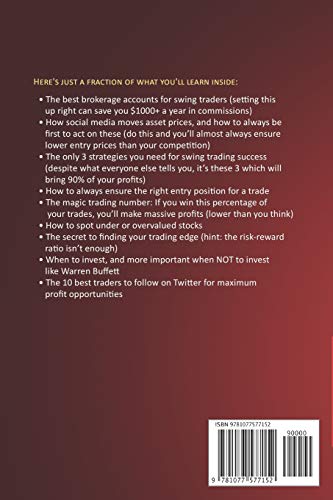 Swing Trading for Beginners: 7 Golden Rules for Making a FullTime Income Online with Routines, Proven Strategies and Risk Manag,Used