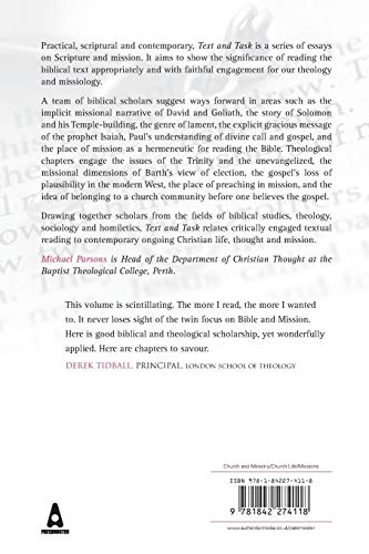 Text and Task: Scripture and Mission,Used
