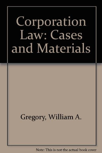 Cases and Materials on Corporations,Used
