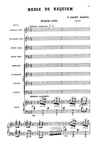 Requiem, Op. 54: SATB with SATB Soli (Orch.) (Latin Language Edition) (Kalmus Edition) (Latin Edition),Used