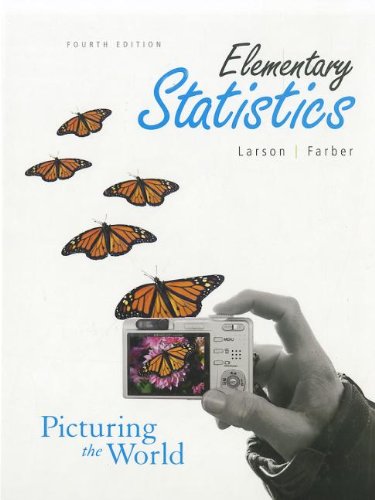 Elemetrary Statistics: Picturing The World,New