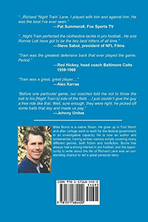 Night Train Lane: Life of Hall of Famer Richard Night Train Lane,Used
