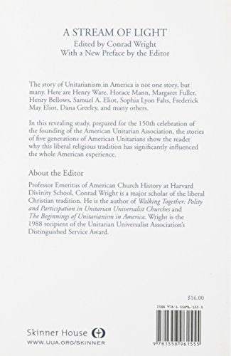A Stream of Light: A Short History of American Unitarianism,Used