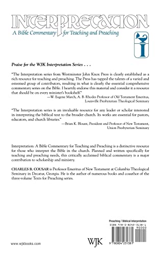 Galatians (Interpretation: A Bible Commentary For Teaching & Preaching) (Interpretation: A Bible Commentary For Teaching And Pre,Used