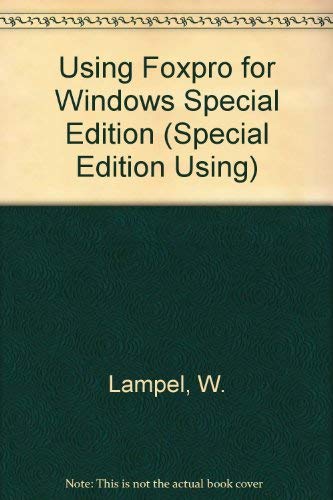 Using Foxpro 2.6 for Windows/Book and Disk,Used