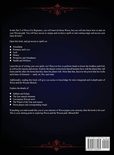 Wicca For Beginners: Part 2, An Introduction To Wiccan Magic and Rituals,Used