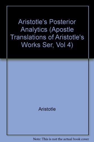 Aristotle's Posterior Analytics,Used