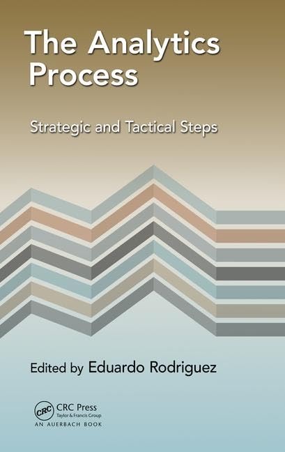 The Analytics Process: Strategic and Tactical Steps,Used