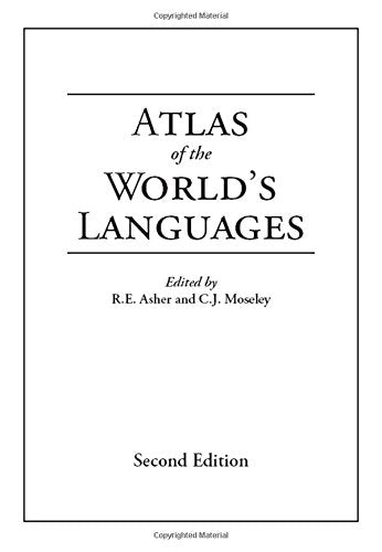 Atlas Of The World'S Languages
