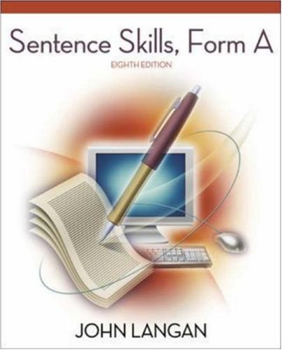 Sentence Skills: A Workbook for Writers, Form A,Used